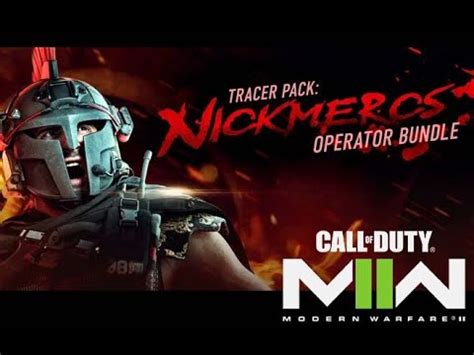 COD MW2 MW3 Tracer Pack NICKMERCS Operator Bundle Hard Unlocked PS