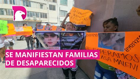 Se Manifiestan Familias De Desaparecidos En Palacio De Gobierno El