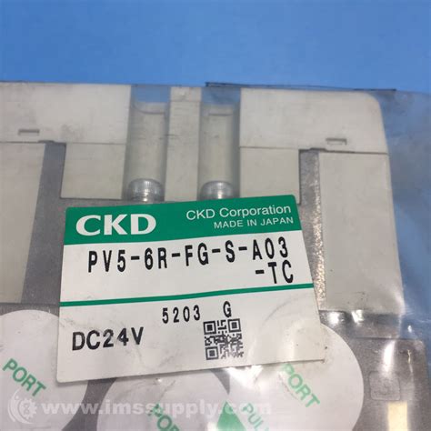 Ckd Pv5 6r Fg S A03 Tc Solenoid Valve 24 Vdc Ims Supply