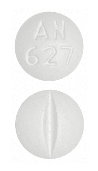 An 627 Pill White Round Pill Identifier