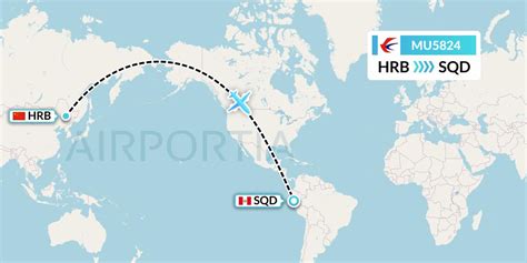 MU5824 Flight Status China Eastern Airlines Harbin To San Francisco De