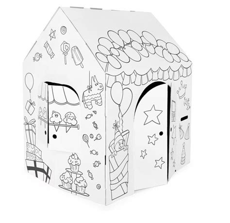 Jeu De Construction Kit Maquette Easy Playhouse Maison En Carton Pour