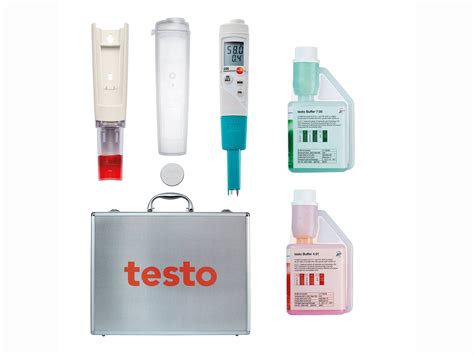 Set para medición de pH en líquidos testo 206 pH1 Medidores de pH