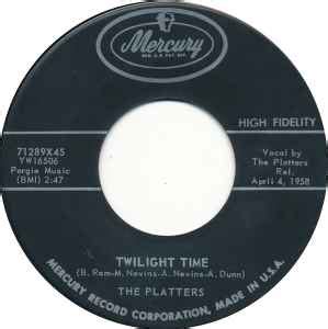 The Platters – Twilight Time (1958, RCA Indianapolis pressing, Vinyl ...