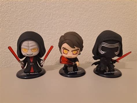 Hot Toys Cosbi Star Wars Dark Side Lot Palpatine Darth Vader Kylo Ren