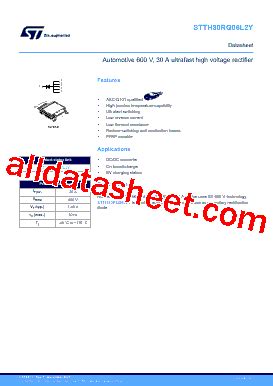 Stth Rq L Y Datasheet Pdf Stmicroelectronics