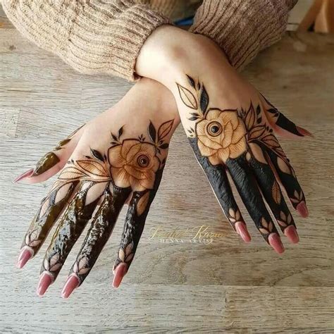 Full Finger Mehndi Designs Front Back Henna Ideas K4 Fashion