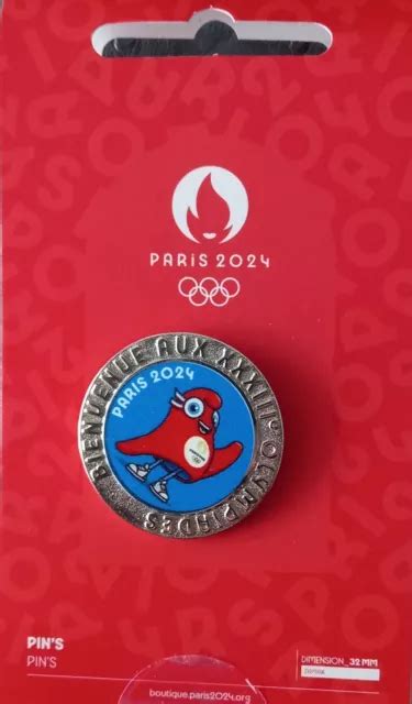 Pin S Jo Paris Jeux Olympiques Mascotte Bienvenue Eur