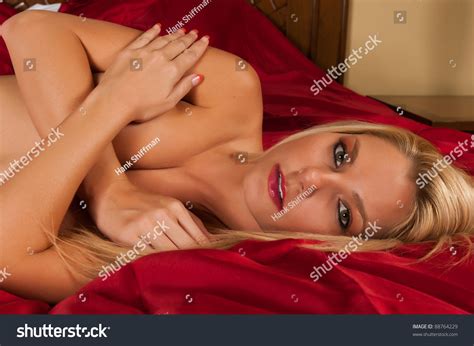 Pretty Blonde Woman Lying Nude On Stock Photo Shutterstock