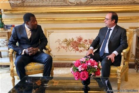 Visite Du President Thomas Boni Yayi En France ACotonou Photos