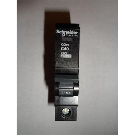 Schneider Electric Qovs C A Single Pole Type C Mcb