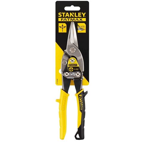 Stanley Fatmax 2 14 563 Straight Cut Aviation Snips Metal Cutting Sta214563 Sealants And Tools