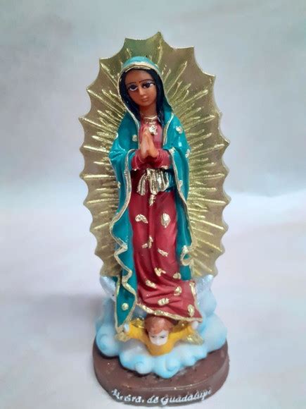 Imagem De Nossa Senhora De Guadalupe 15cm Resina Elo7