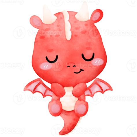 Red Dragon Cute Dragon 31394313 Png