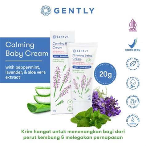 Jual Gently Calming Baby Cream 20 Gr Gently Krim Penghangat Dan