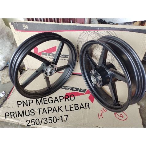 Jual Velg Tapak Lebar Ring 17 X 250 350 1 Set Palang Megapro GL Tiger