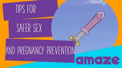 Tips For Safer Sex And Pregnancy Prevention YouTube