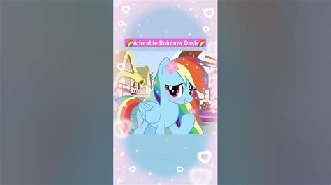 Adorable Rainbow Dash 🌈🌈🌈 Mlp Cartoon Magic Music Pony Mlpsong