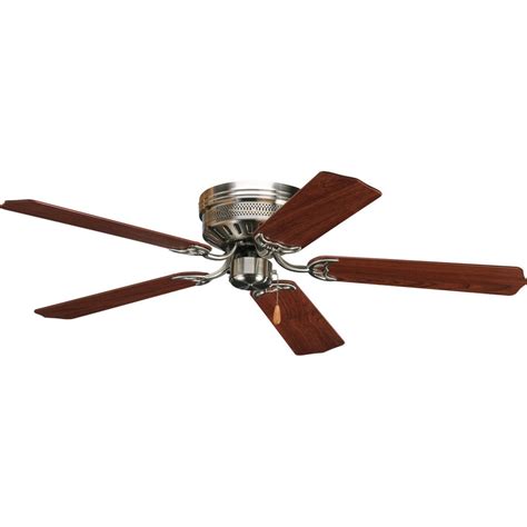 Progress Lighting Airpro Hugger 52 In Indoor Flush Mount Ceiling Fan 5 Blade At