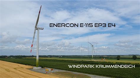 ENERCON E 115 EP3 E4 Prototypen Windpark Krummendeich DJI Air 2S