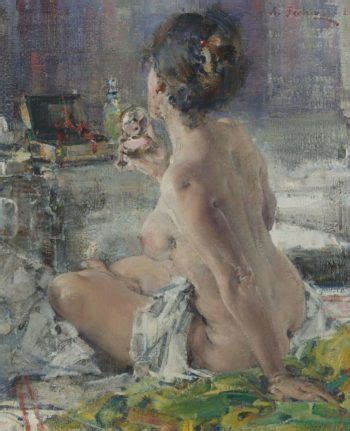 Nude Woman Painting Nicolai Fechin Oil Paintings