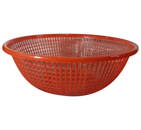 Orange Plastic Fruit Basket, For Home, Size: 5 Inch at best price in Agra