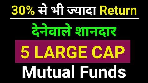 Return Large Cap Mutual Funds Best