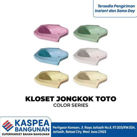 Promo Closet Kloset Jongkok Toto Ce Warna Warni Blue Kota Bekasi