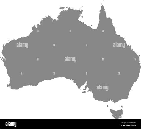 Mapa en blanco de australia fotografías e imágenes de alta resolución