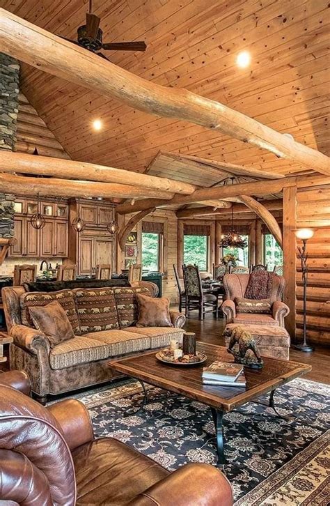 Pin By Teresa Brumbelow On Cabin Fever Cabin Interior Design Log