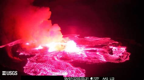 Hawaiis Kilauea Begins Erupting Again After 3 Month Pause