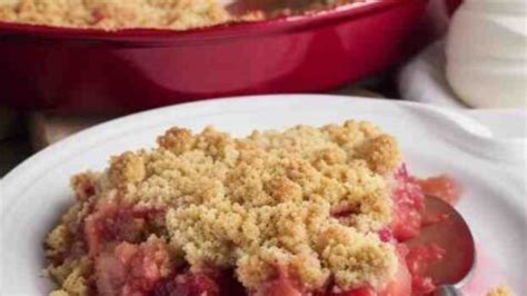 Mary Berry Rhubarb And Ginger Crumble British Chefs Table