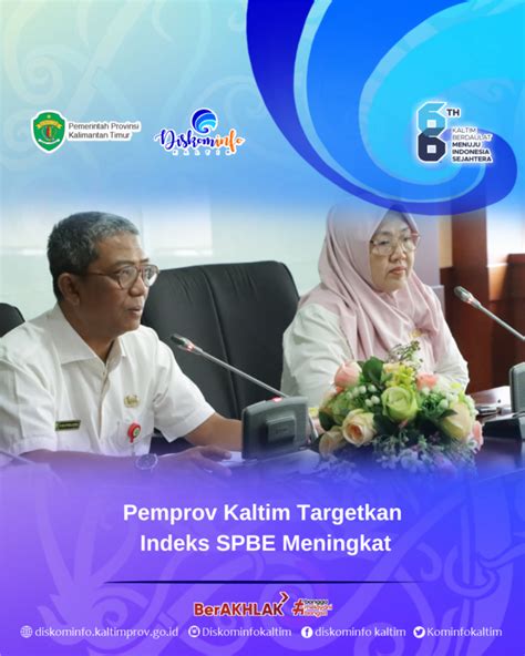 Pemprov Kaltim Targetkan Indeks Spbe Meningkat Diskominfo Prov Kaltim