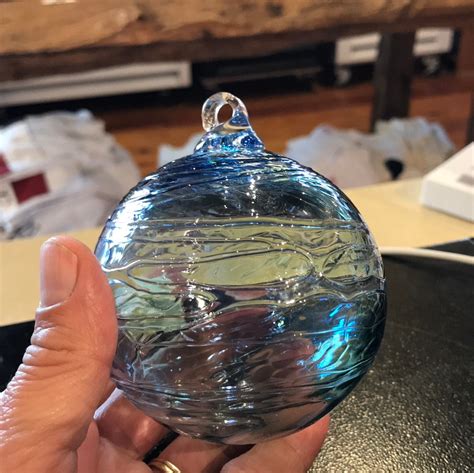 Hand Blown Glass Ornaments Shiner Bluestem