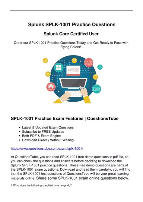 PPT Valid Splunk SPLK 1001 Practice Test Use To Pass SPLK 1001 Exam