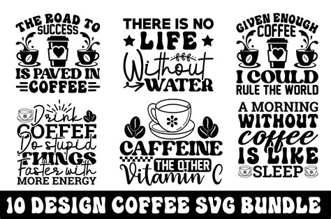 Coffee Svg Bundle Coffee Svg Graphic By Svg Design Hub · Creative Fabrica