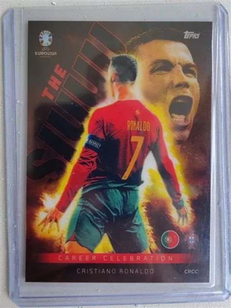 CRISTIANO RONALDO EURO 2024 Career Celebration CRCC The Siuuu Topps