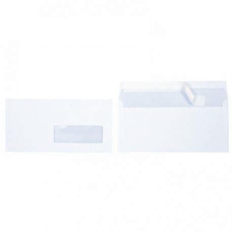 ENVELOPPES BTE500 BLANCHES DL 110X220 80GFENÊTRE 35X100 BP PEFC FAB