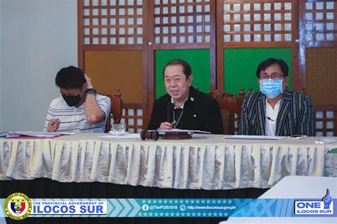 Governor Jerry Singson Led The First Provincial Health Board Meeting At