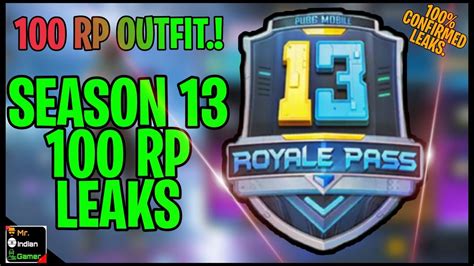 Pubg Mobile Season Royal Pass Confirmed Rp Outfits Leaks S