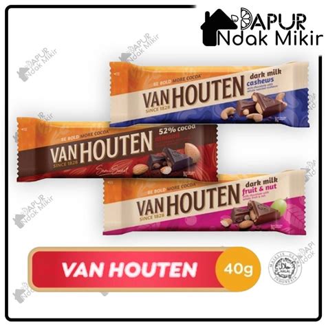 Jual Van Houten Dark Milk Chocolate Cashew Almond Fruit N Nut Gr