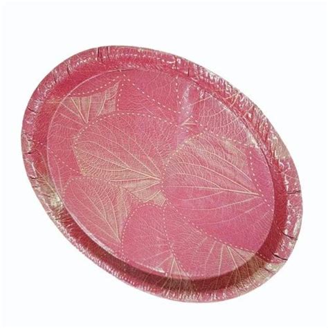 Inch Sal Leaf Paper Buffet Plate At Rs Piece Mangalpur Soro