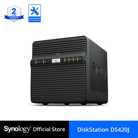 Promo Synology Ds420j 4 Bay Diskstation Nas Server External Storage Ds