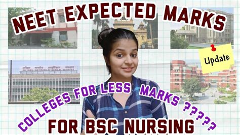 Expected Marks For Bsc Nursing In Neet Low Marks In Neet For Bsc