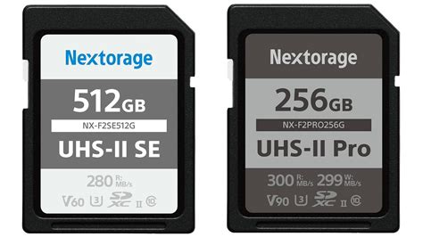 Nextorage Announces Its New V90 And V60 UHS II SD Cards