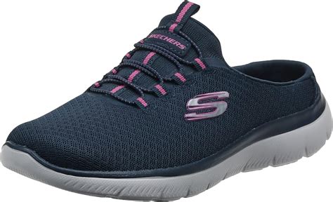 Skechers Summit Swift Step Damen Sabot Schwarz Skechers Amazon De