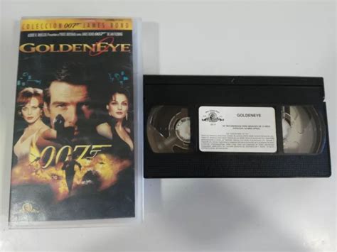 007 James Bond Goldeneye Pierce Brosnan Vhs Tape Spanish 4251