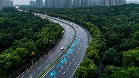 Digital System Visualizes Traffic Flow in a Busy City with Cars ...