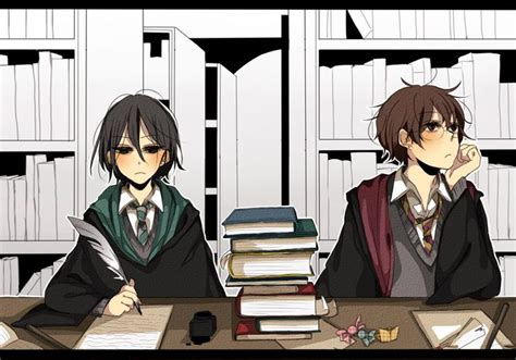 Ảnh Severus Snape X James Potter Harry Potter Anime Harry Potter