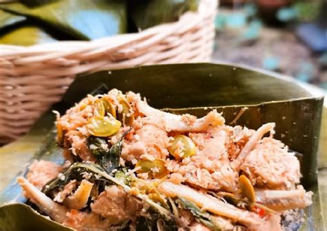 Resep Botok Tempe Teri Kemangi Petai Cina Oleh Mba Wen Cookpad